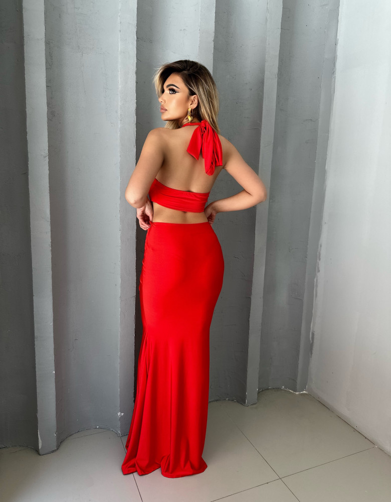 TESSA RED DRESS